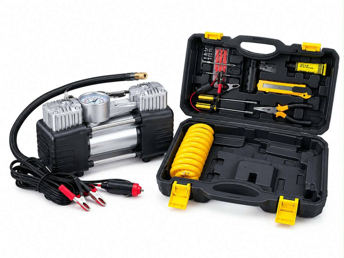 Compresseur Auto 12V Double Cylindre